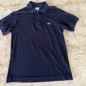 IZOD Lacoste Men’s Polo School Uniform Shirt Navy Blue Size Small